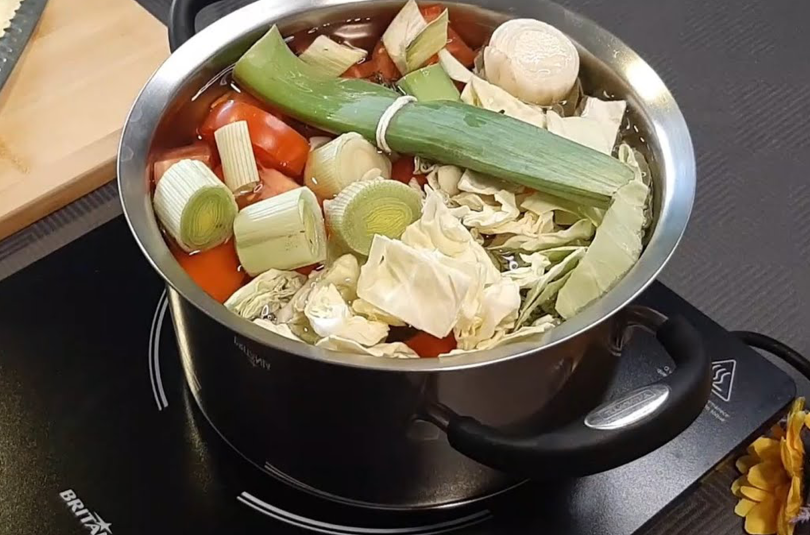 Caldo de Legumes Caseiro