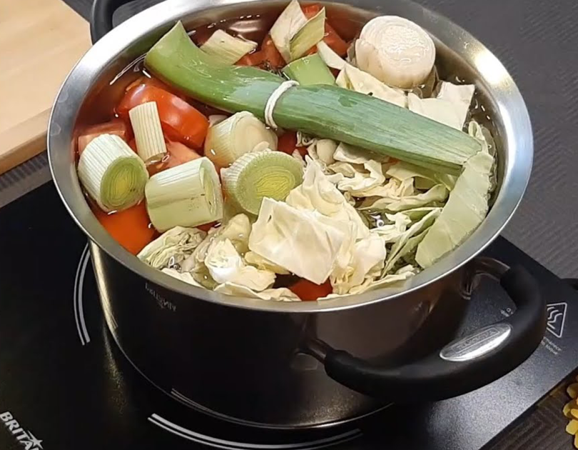 Caldo de Legumes Caseiro